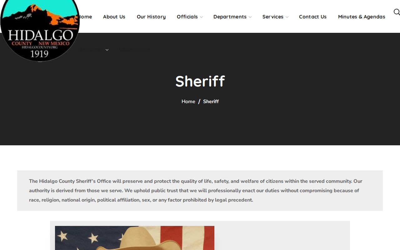 Hidalgo County criminal arrest records sheriff page