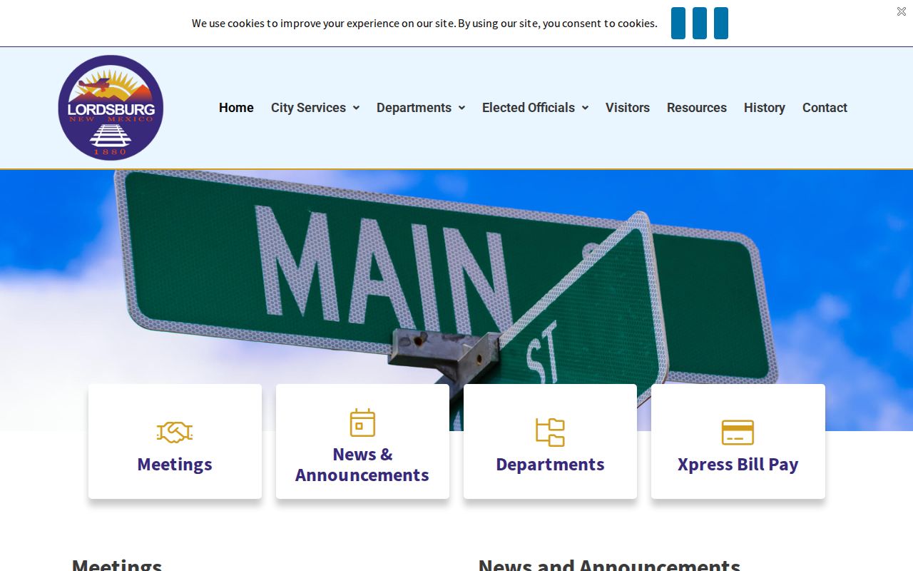 Lordsburg criminal records source at the official city government website